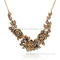 Hot colorful elegant joker exaggeration gold plated chain bib statement necklace(NE80638)